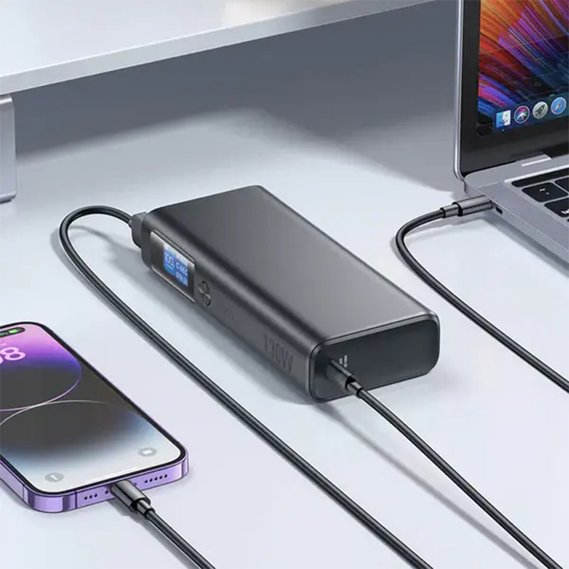 Picture of Hoco Q17B 20000mah Electric 130W Power Bank-Black