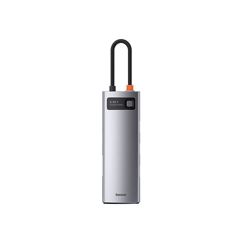 Picture of Baseus Metal Gleam Series 8-in-1 Multifunctional Type-C HUB-Silver