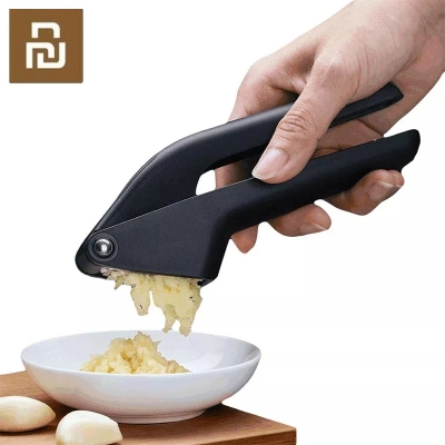 Picture of HUOHOU Kitchen Garlic Presser Manual Garlic Crusher Kitchen Tool-Black