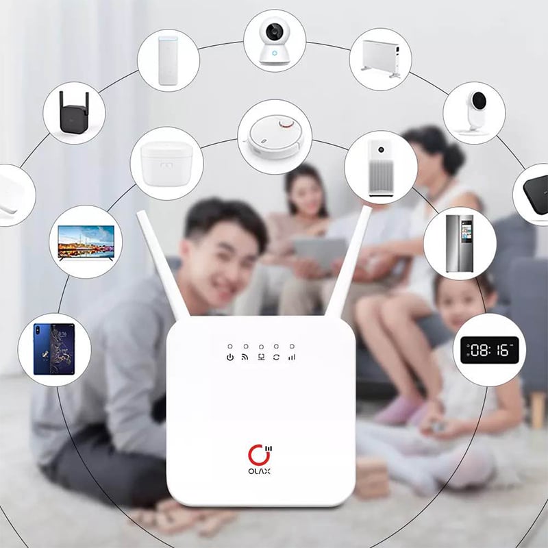 Picture of OLAX AX6 Pro 4G LTE WiFi Router-White