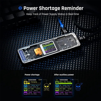 Picture of Dockcase Explorer Edition Smart M.2 NVMe SSD Enclosure Pro-Neutral