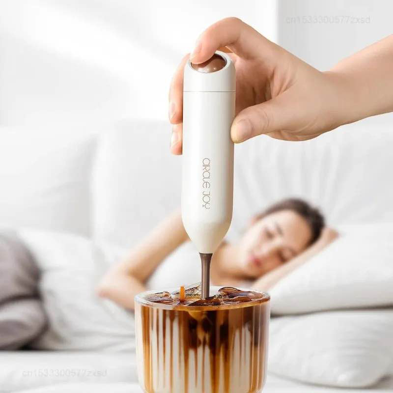 Picture of CIRCLE JOY Battery Operated Electric Milk Frother-White