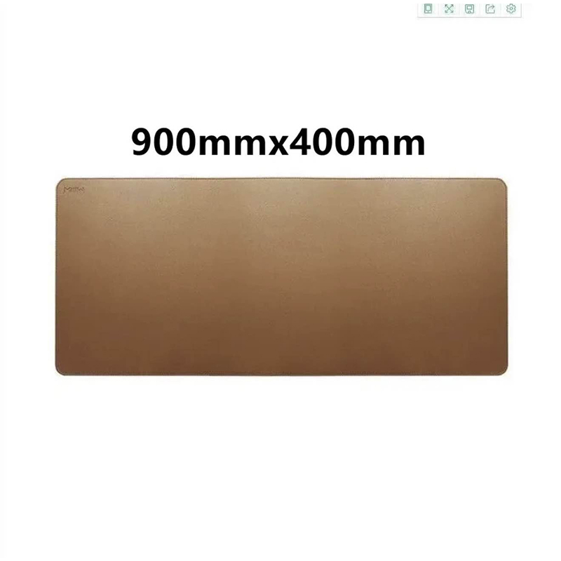 Picture of XIAOMI Mijia Office Mouse Pad Double Layer Solid Color Leather Cork Gaming Desk Dirt Resistant Large Waterproof For Mouse Pad-Black