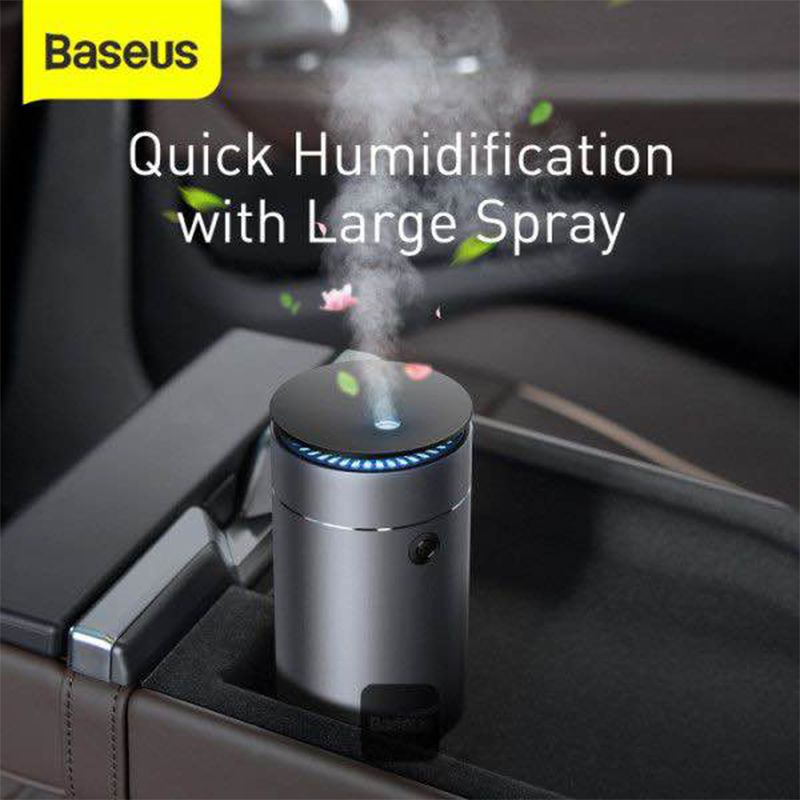 Picture of BASEUS Time Aromatherapy Machine Humidifier Car Air Freshener 75ML-Silver