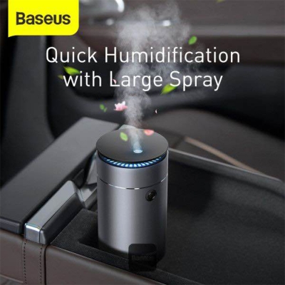 Picture of BASEUS Time Aromatherapy Machine Humidifier Car Air Freshener 75ML-Silver