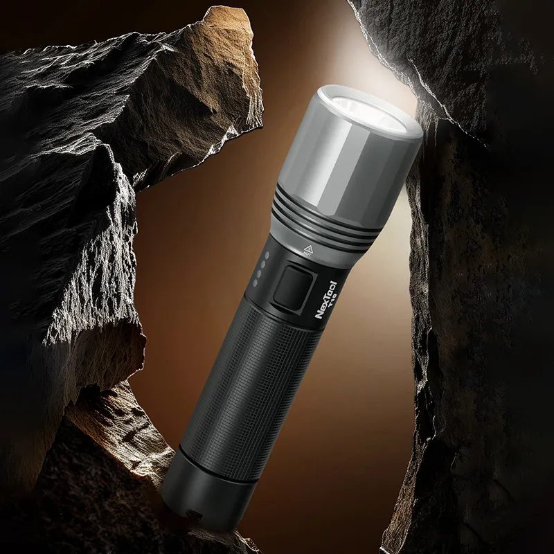 Picture of Xiaomi Nextool T10 2000Lumens 7 Modes High Power LED Rechargeable Flashlight (NE20343-Black