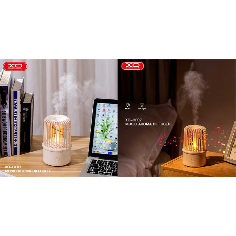 Picture of XO HF07 Music Ambient Night Aromatherapy Diffuser-White
