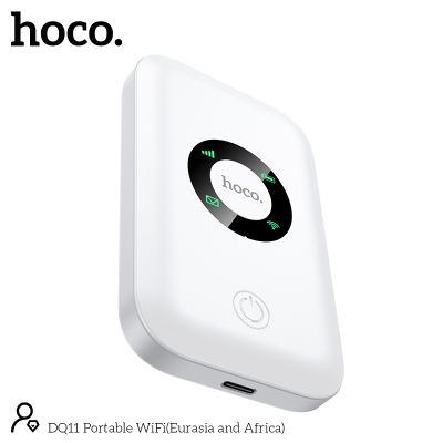 Picture of Hoco DQ11 4G Pocket Router WiFi 6 | 12-Hour Backup | Supports All BD SIM-White