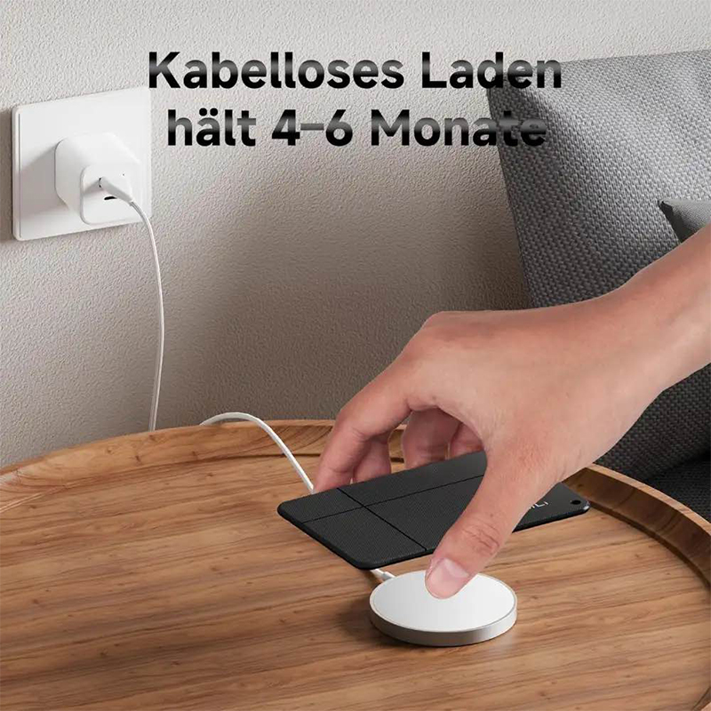 Picture of MiLi MiCard Duo Smart Wireless Rechargeable Card Bluetooth Item Finder (iOS or Android Compatible)-Black