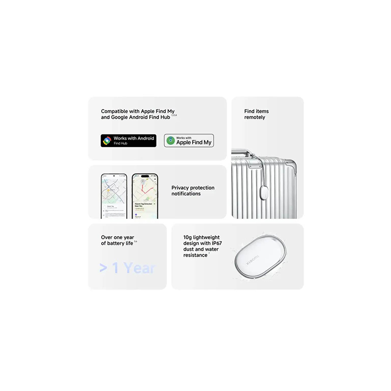 Picture of Xiaomi Tag-Global Version For Android And iPHONE-White
