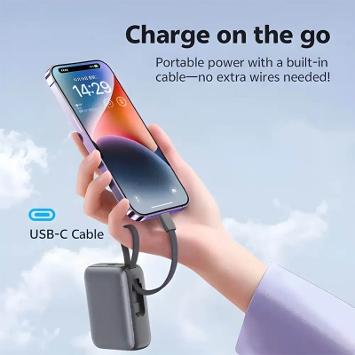 Picture of QCY PB20A 20000mAh 45W PD Fast Charging Powerbank-Green