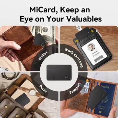 Picture of MiLi MiCard Pro Duo Anti-Loss Digital Business Card with NFC-Black