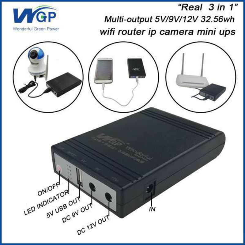 Picture of WGP Mini UPS 10400 mAh Battery 5,12,12 Update version