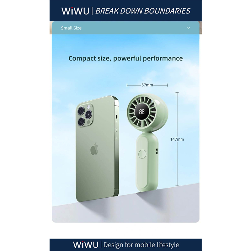 Picture of WiWU Wi-FS017 Bubble Pro Handheld Fan-Pink