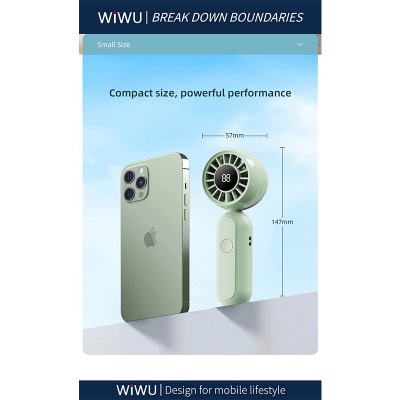 Picture of WiWU Wi-FS017 Bubble Pro Handheld Fan-Pink