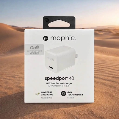 Picture of Mophie Speedport 40 40W GaN Charger 1C USB-C-White