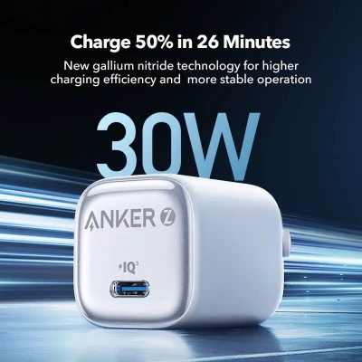 Picture of Anker Zolo 30W USB C Charger PD & IQ – A2698-White