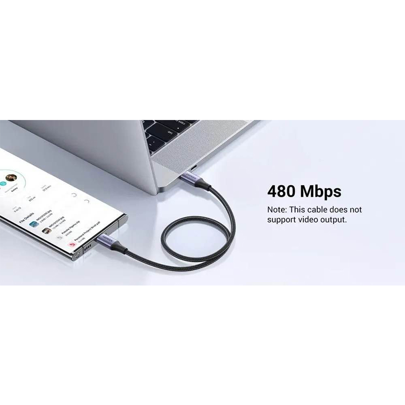 Picture of UGREEN 240W PD 3.1 USB C to USB C Cable (1 Meter)-Black