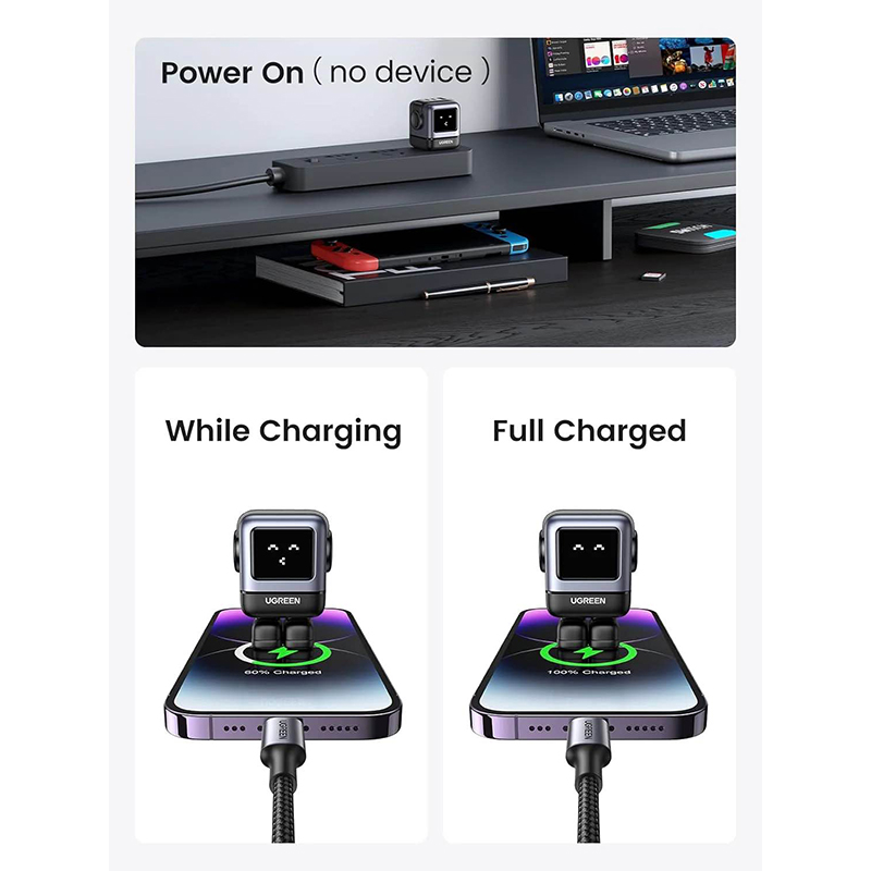 Picture of Ugreen Nexode RG 65W USB C GaN Charger-Grey