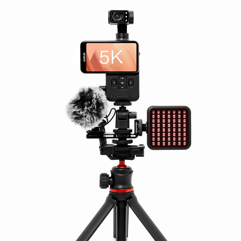 Picture of Ordro M5 5K Pocket Gimbal Camera with IR Night Vision-3-Axis Stabilized Handheld Vlog Camcorder-Black