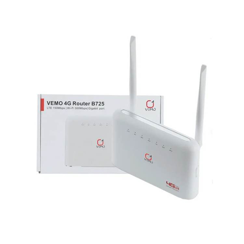 Picture of VEMO B725 CPE 4G Wi-Fi Router with Sim Card Slot-White