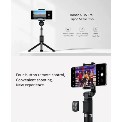 Picture of CF15 Pro Bluetooth Tripod Selfie Stick-Black