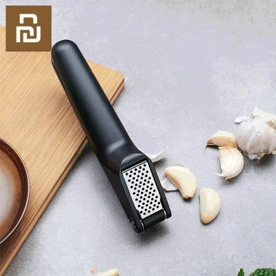 Picture of HUOHOU Kitchen Garlic Presser Manual Garlic Crusher Kitchen Tool-Black
