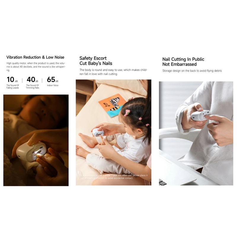 Picture of Xiaomi Seemagic Electric Automatic Nail Clipper Pro-White