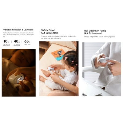 Picture of Xiaomi Seemagic Electric Automatic Nail Clipper Pro-White