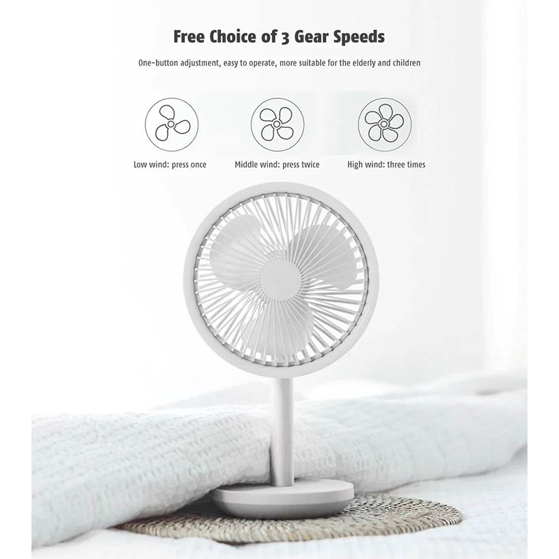 Picture of Xiaomi Original Solove F5 Desktop Stand Fan 4000 mAh Battery | Original Quality-Black