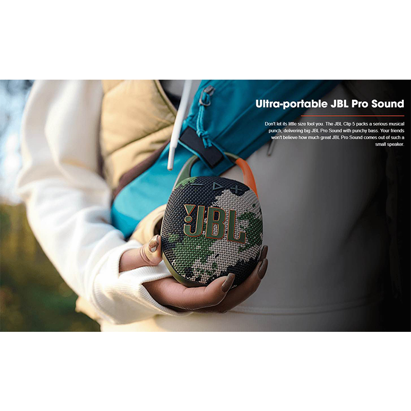 Picture of JBL Clip 5 Bluetooth Speaker-Blue