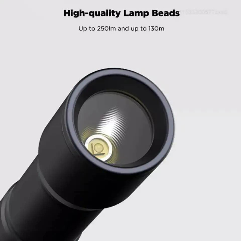 Picture of Xiaomi Beebest F1 Pro 200m Portable Charging Flashlight-Black