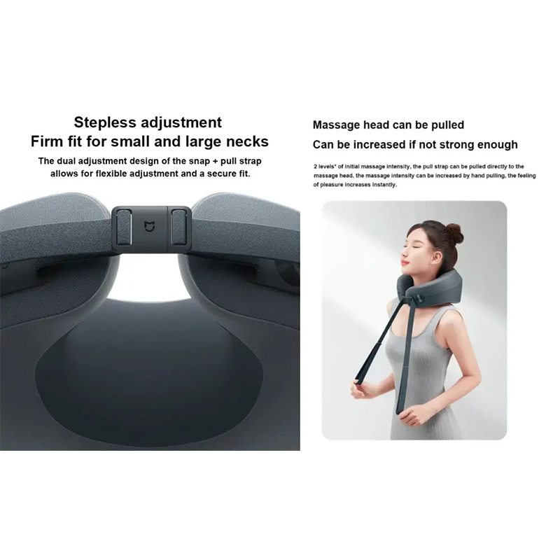 Picture of Xiaomi Mijia Smart Neck Massage Relief Neck Shoulder Pain Work with Mi Home App 2550mAh-Black