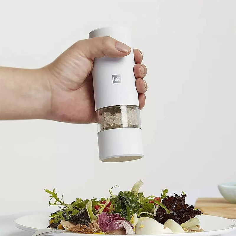 Picture of Xiaomi Huohou Automatic Electric Pepper Salt Grinder-Black