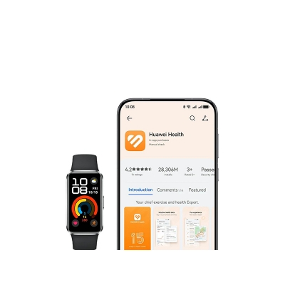 Picture of Huawei Band 10 Aluminum Alloy Fitness Band-Black
