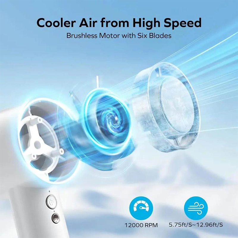 Picture of Momax Ultra Freeze Portable Icy Cooling Fan-White