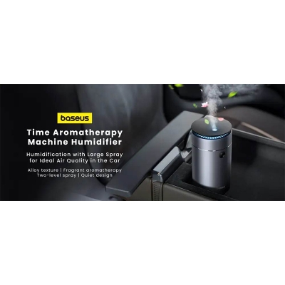 Picture of BASEUS Time Aromatherapy Machine Humidifier Car Air Freshener 75ML-Silver