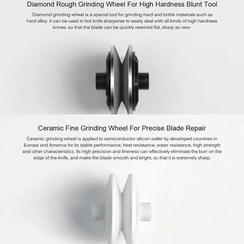 Picture of Xiaomi Huohou Knife Sharpener 2 Stages Professional Kitchen Sharpening-Black