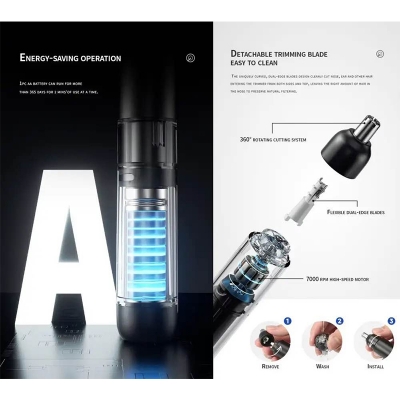 Picture of Enchen EN005 Electric Nose Hair Trimmer-Black