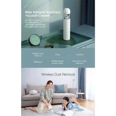 Picture of XIAOMI Mijia Handheld Vacuum Cleaner Portable Handy Vacuum Cleaner-White