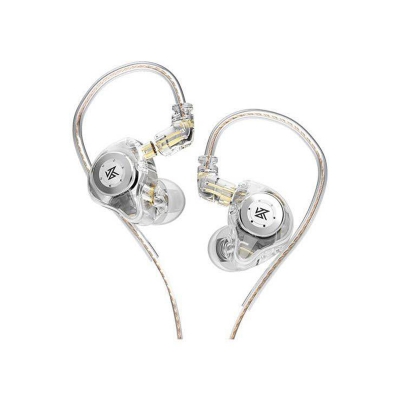 Picture of KZ EDX PRO Dual Dynamic Drive Detachable Cable IEM In-Ear Earphone-White
