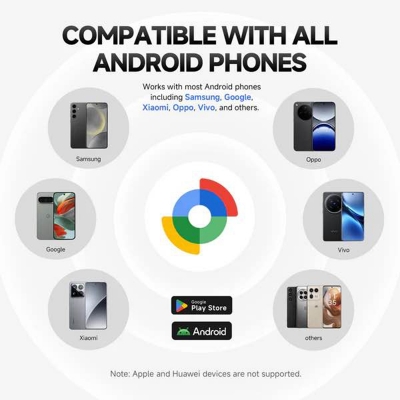 Picture of MiLi MiTag Android Location Tracker Device-Compatible with Google’s Find My Device -1 Year Replacement Warranty-Black