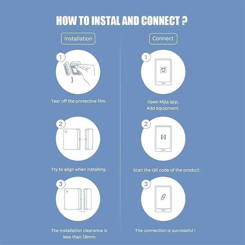 Picture of Mi Door and Window Sensor 2-White