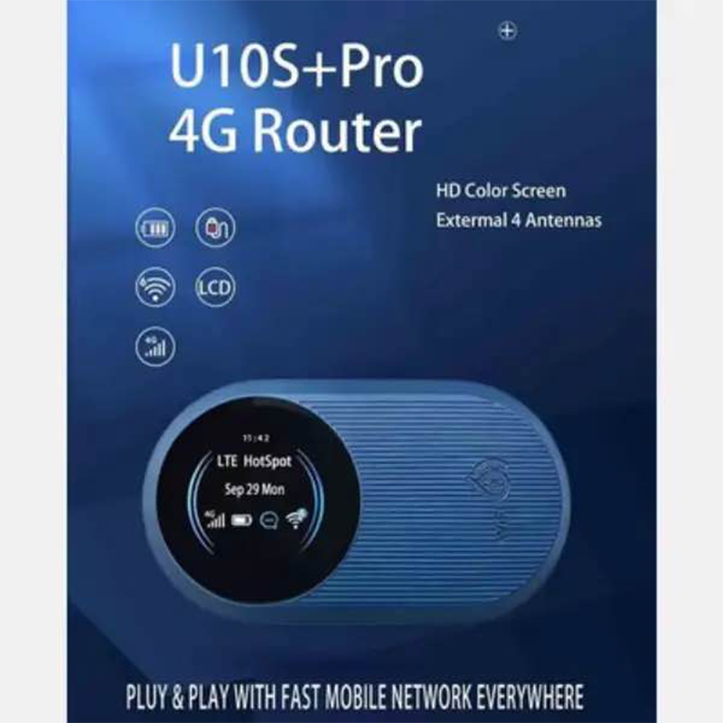 Picture of Vemo U10S+ Pro 4G LTE WiFi 6 Pocket Router-Blue
