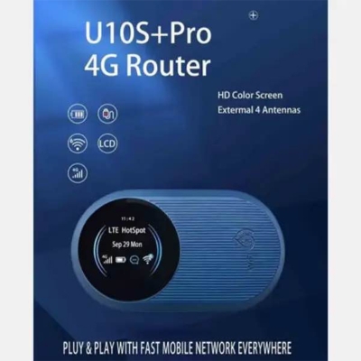 Picture of Vemo U10S+ Pro 4G LTE WiFi 6 Pocket Router-Blue