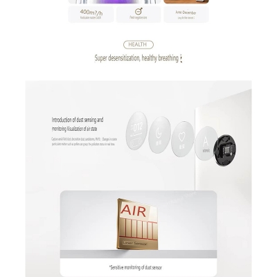 Picture of Xiaomi Mijia Air Purifier 5 AC-M25-SC – UVC Sterilization & High-Performance Air Cleaning