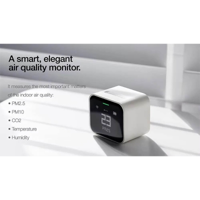 Picture of Qingping Air Detector Lite Retina Touch IPS Screen Touch Operation Pm2.5 Mi Home APP Control-White