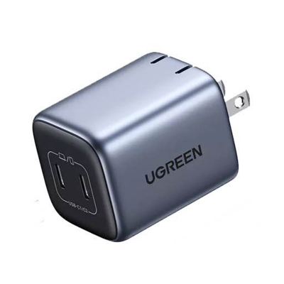 Picture of Ugreen Nexode 45W GaN PD Dual USB-C Charger Adapter-Black