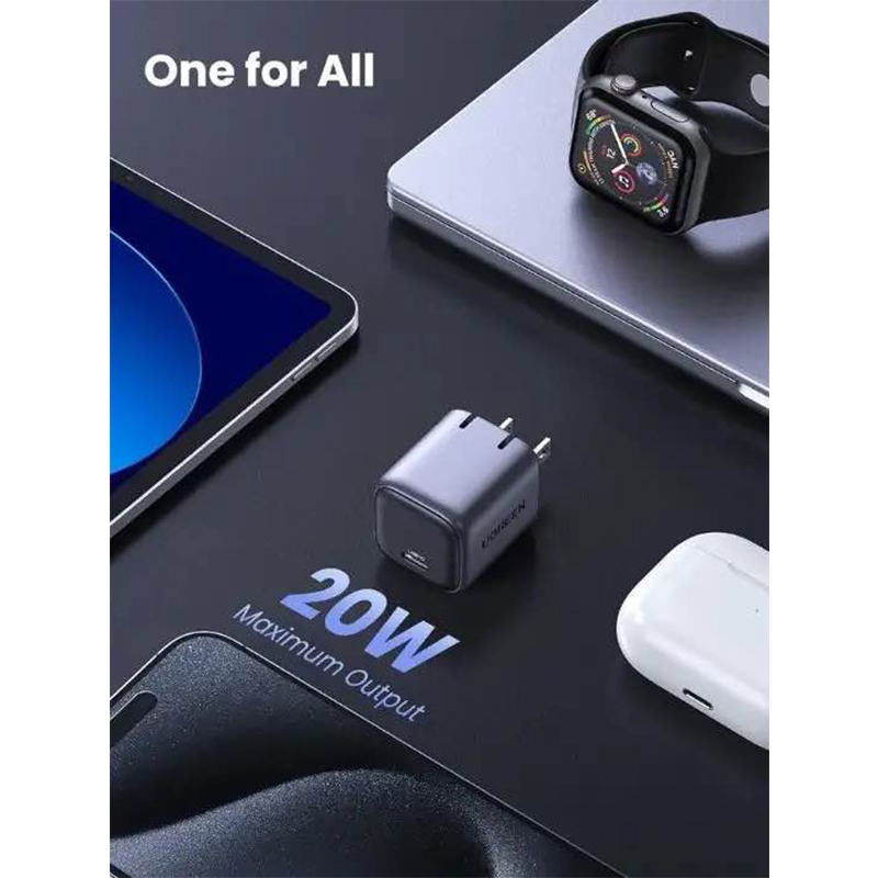 Picture of Ugreen Nexode X512 20W GaN II USB-C Wall Charger -55428-Black