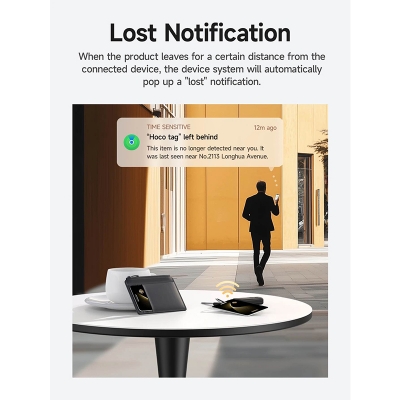 Picture of HOCO E92 Smart Tag Find My Anti-Lost Device-Black